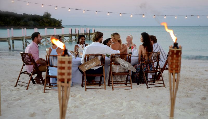 Brand Center | Romance: Beach Wedding Reception | caribbeantravel.com